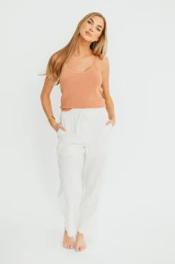 Discount Worth Collective Alanna Knit Cami in Dusty Coral