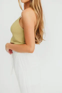 Best Worth Collective Alanna Knit Cami in Vintage Mustard