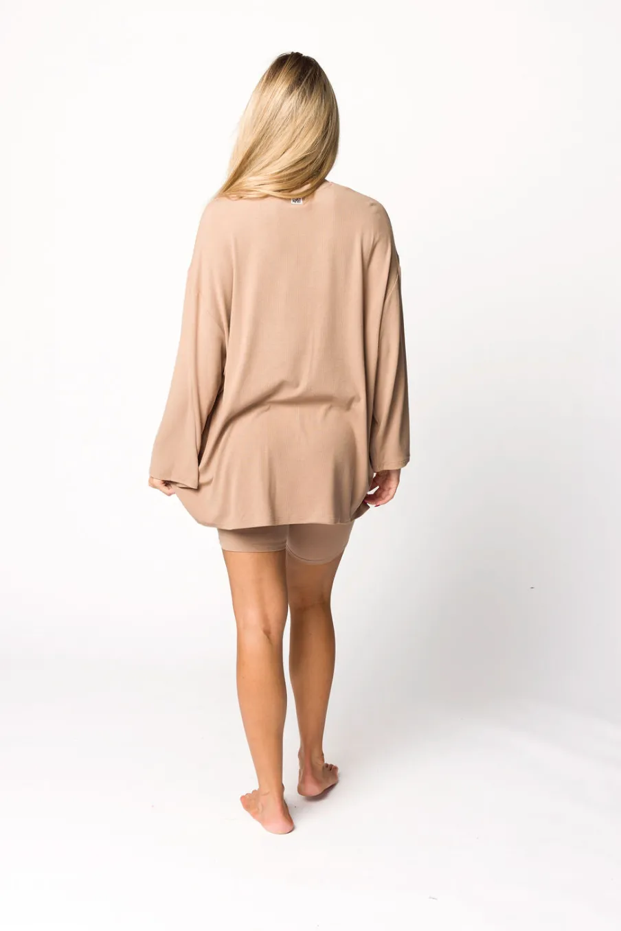 Outlet Worth Collective All Weekend Long Set - Long Sleeves - in Biscotti