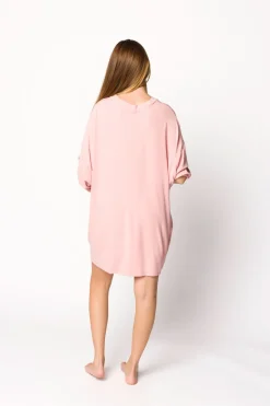 Clearance Worth Collective All Weekend Long Set - Short Sleeves - in Perfect Pink
