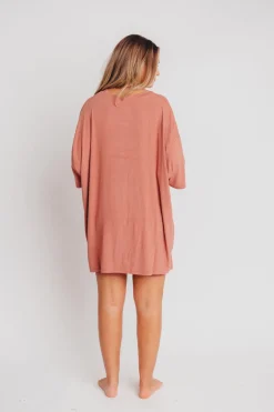 New Worth Collective All Weekend Long Set - Short Sleeves - in Blush