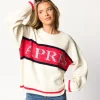 Online Worth Collective Apres Pullover Sweater Top in Cream