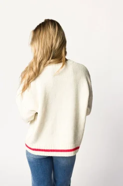 Online Worth Collective Apres Pullover Sweater Top in Cream