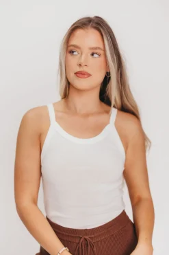 Outlet Worth Collective Ariel Organic Cotton Tank in White