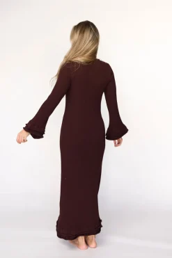 Best Worth Collective Arlet Dress in Brown - Bump Friendly