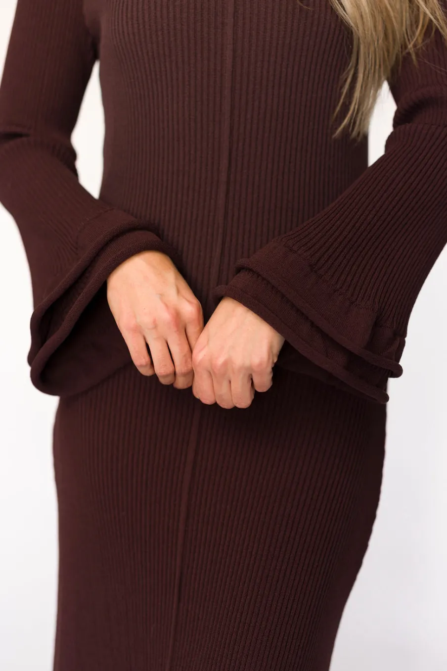 Best Worth Collective Arlet Dress in Brown - Bump Friendly