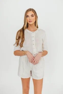 Outlet Worth Collective Bay Cardigan in Oatmeal