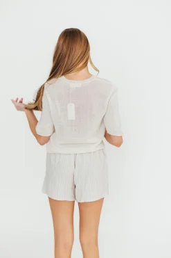 Outlet Worth Collective Bay Cardigan in Oatmeal