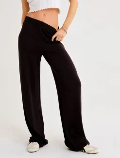 Online Worth Collective Be Mine Lounge Pant in Black
