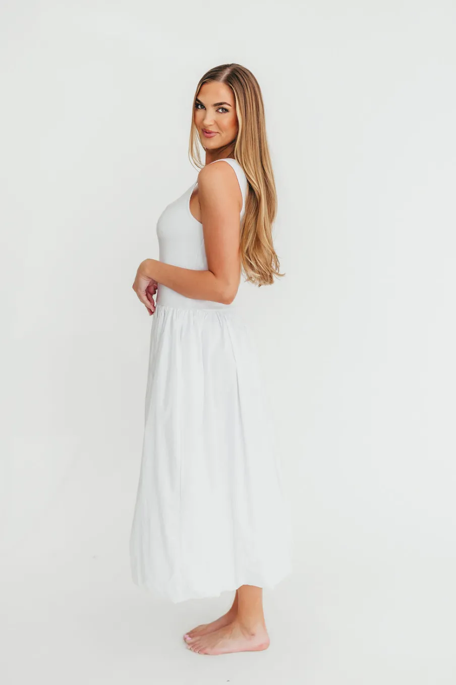 Discount Worth Collective Betty Dress in White