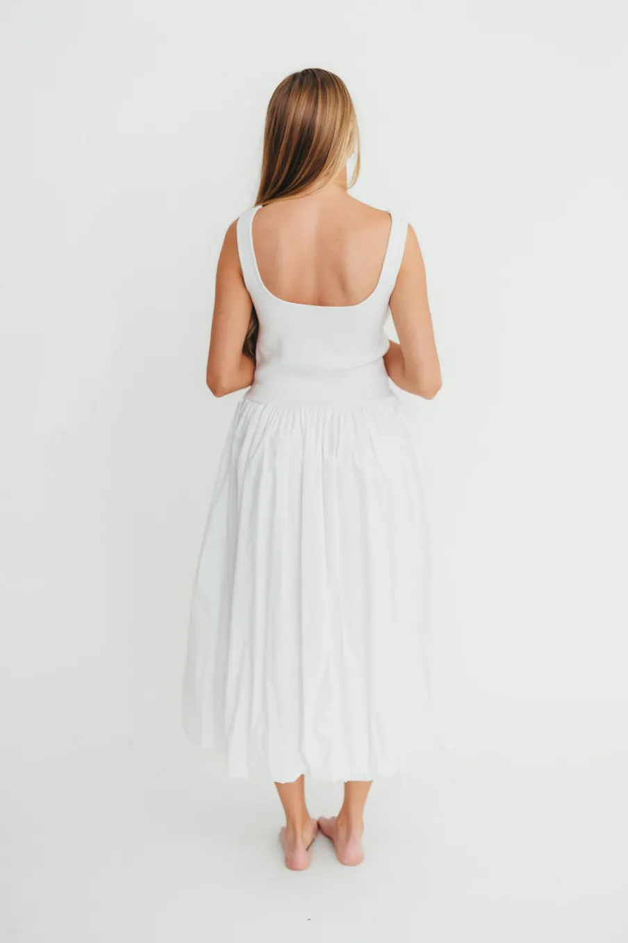 Discount Worth Collective Betty Dress in White