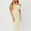 Fashion Worth Collective Brit Maxi Dress in Butter Yellow *PRE-ORDER*