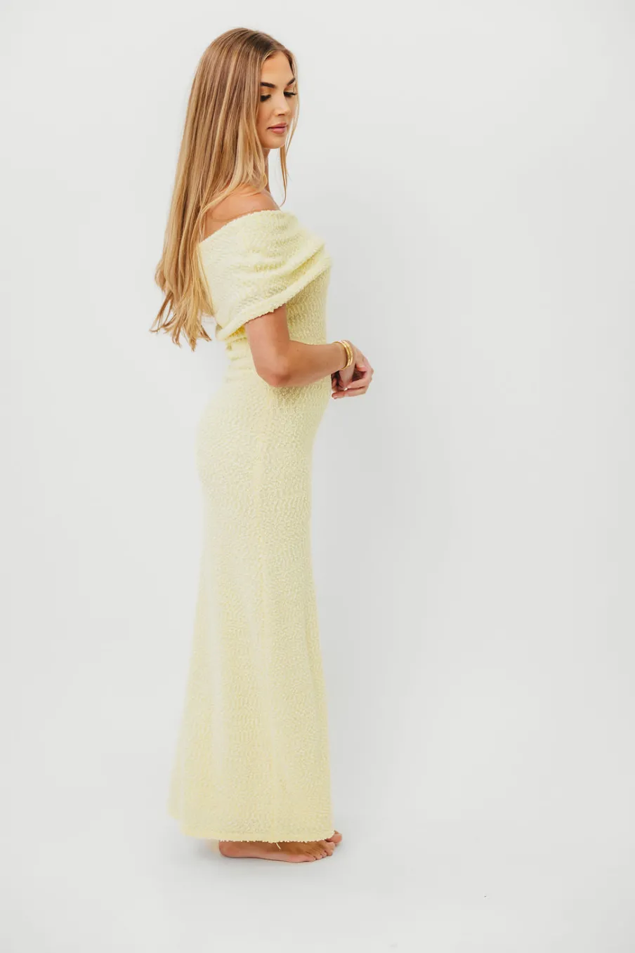 Fashion Worth Collective Brit Maxi Dress in Butter Yellow *PRE-ORDER*