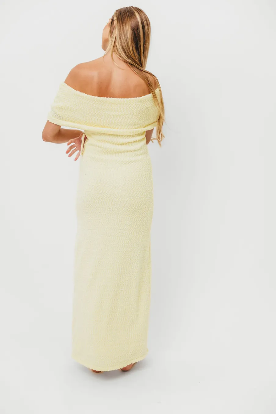 Fashion Worth Collective Brit Maxi Dress in Butter Yellow *PRE-ORDER*