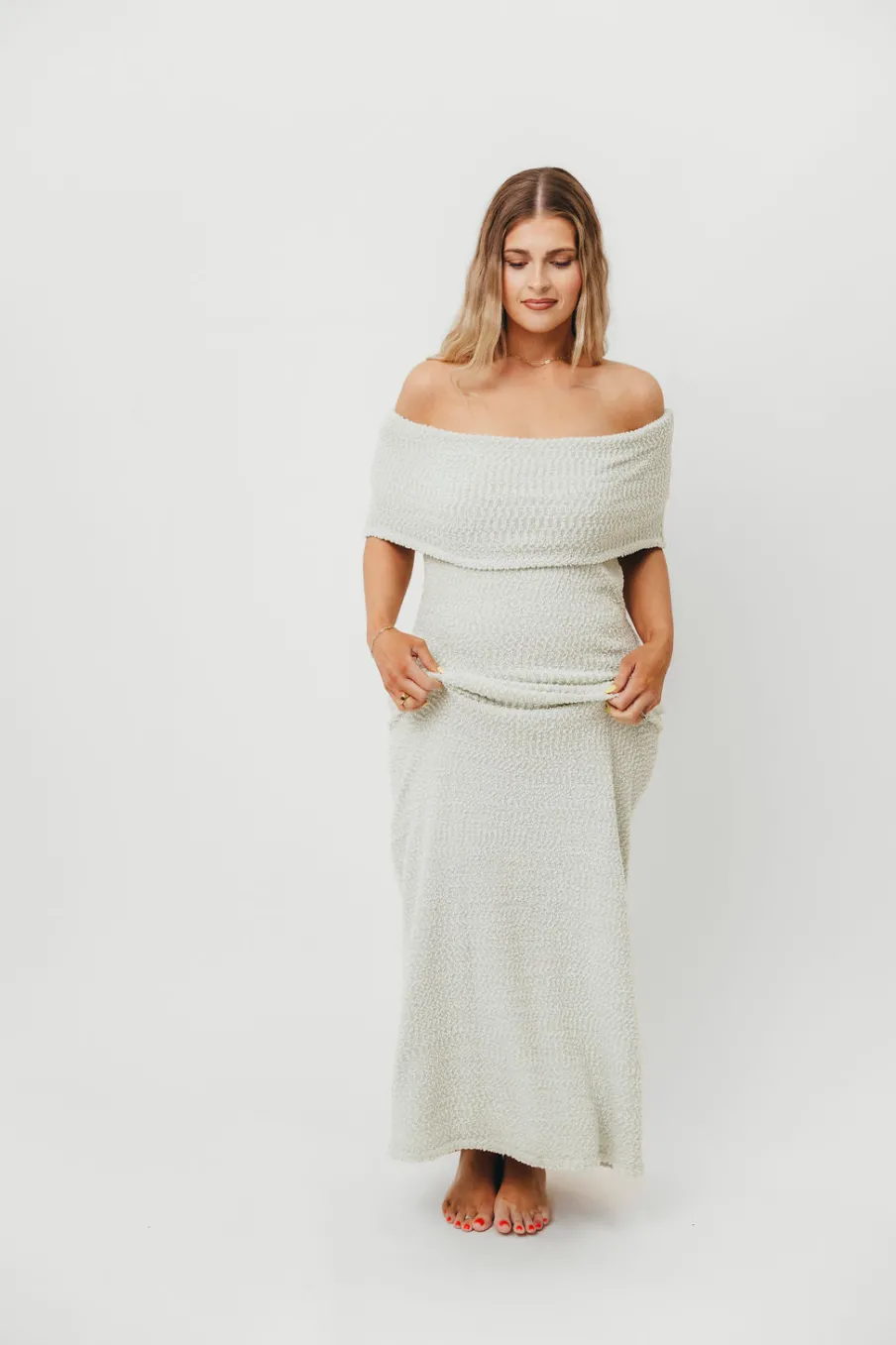 Hot Worth Collective Brit Maxi Dress in Seafoam *PRE-ORDER*
