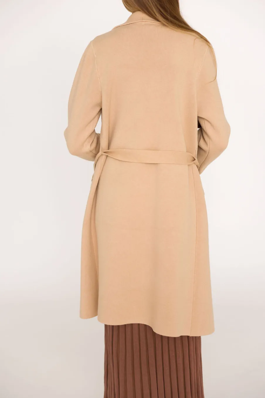 Best Worth Collective Cadenza Cashmere-Blend Peacoat in Camel *LUXURY ITEM*