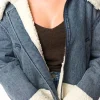 Clearance Worth Collective Caitlyn Sherpa and Denim Jacket