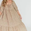 Discount Worth Collective Cara 100% Cotton Maxi Dress in Mocha - Bump Friendly (XS-XL)