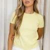 Best Worth Collective Clem Sweater Top in Yellow