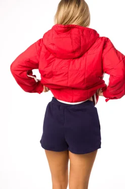 Outlet Worth Collective Comfy Cozy High Waisted Sweat Shorts in Navy (Sold Separately)