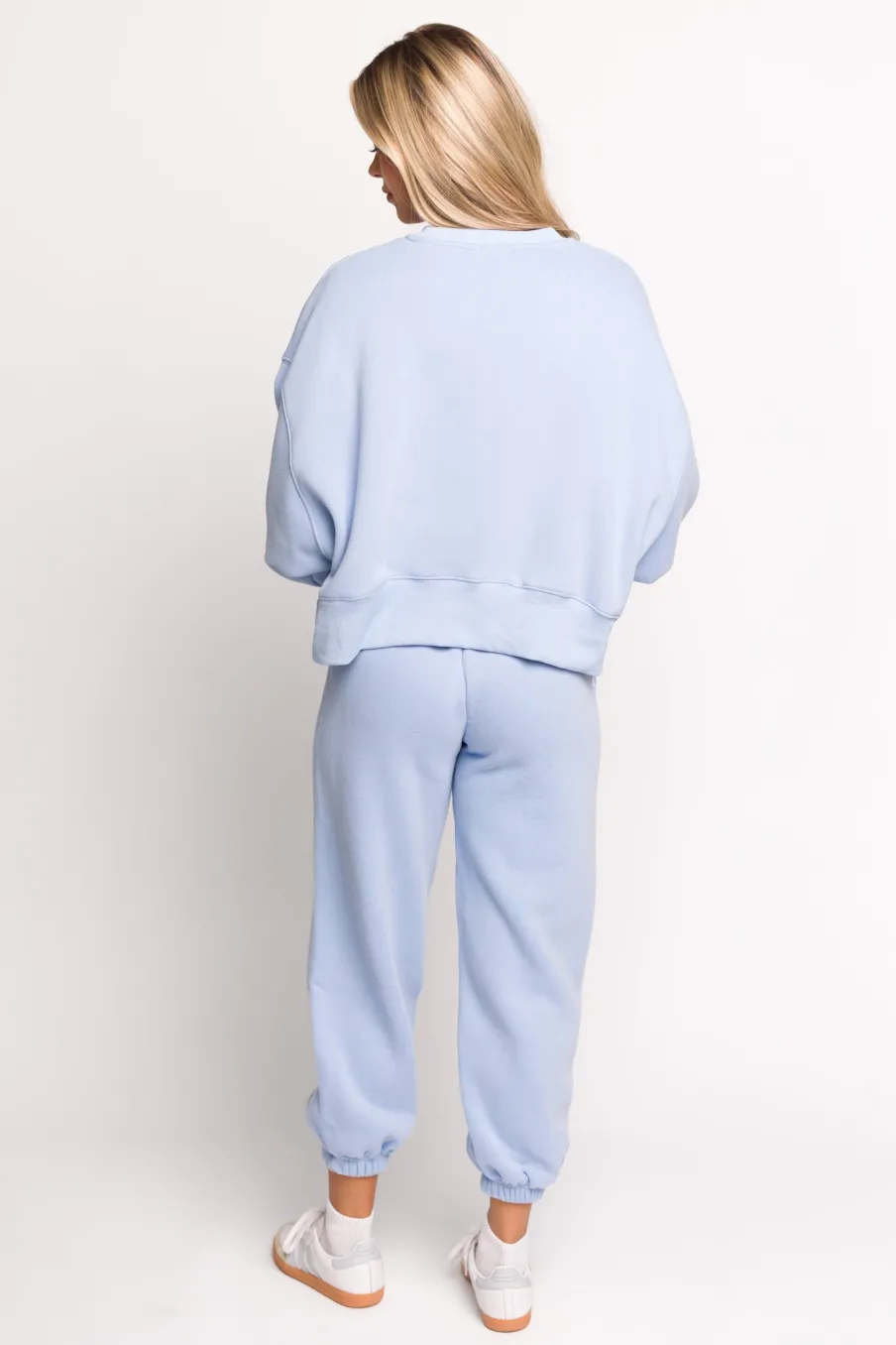 Discount Worth Collective Comfy Cozy Sweatpants in Baby Blue - Top Sold Separately