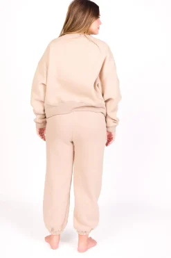 Clearance Worth Collective Comfy Cozy Sweatpants in Mocha