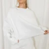 Discount Worth Collective Comfy Cozy Sweatshirt in Grey - Bottoms Sold Separately