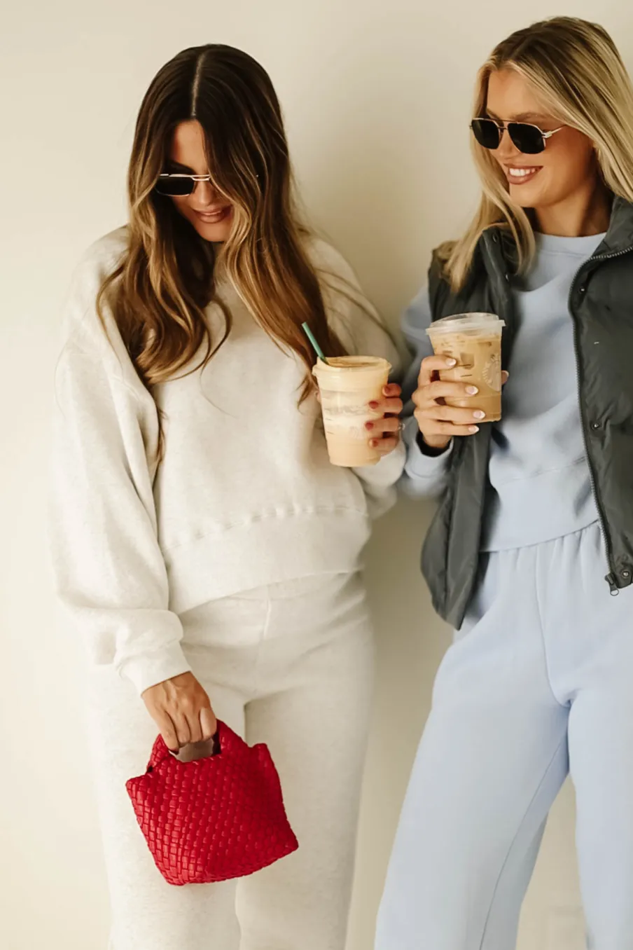 Discount Worth Collective Comfy Cozy Sweatshirt in Grey - Bottoms Sold Separately