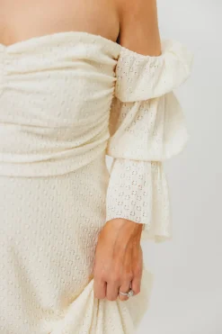 Outlet Worth Collective Corrine Tiered Sleeve Maxi Dress with Pockets in Butter Yellow - Bump