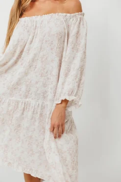 Clearance Worth Collective Cotton House Dress in Hampton Pink - Bump Friendly