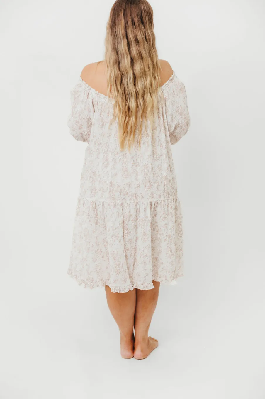 Clearance Worth Collective Cotton House Dress in Hampton Pink - Bump Friendly