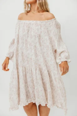 Clearance Worth Collective Cotton House Dress in Hampton Pink - Bump Friendly