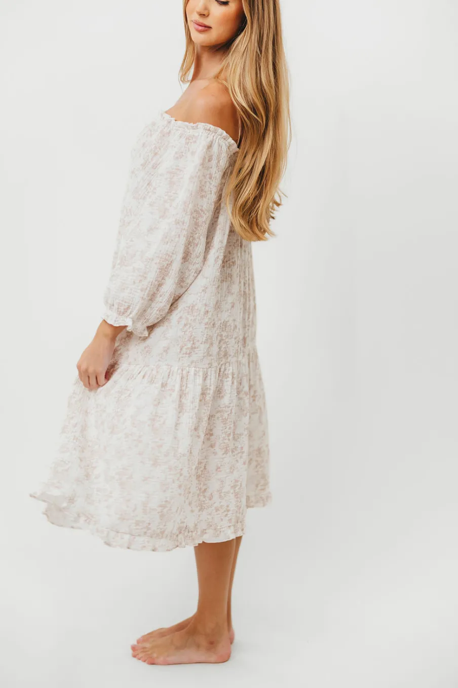 Clearance Worth Collective Cotton House Dress in Hampton Pink - Bump Friendly