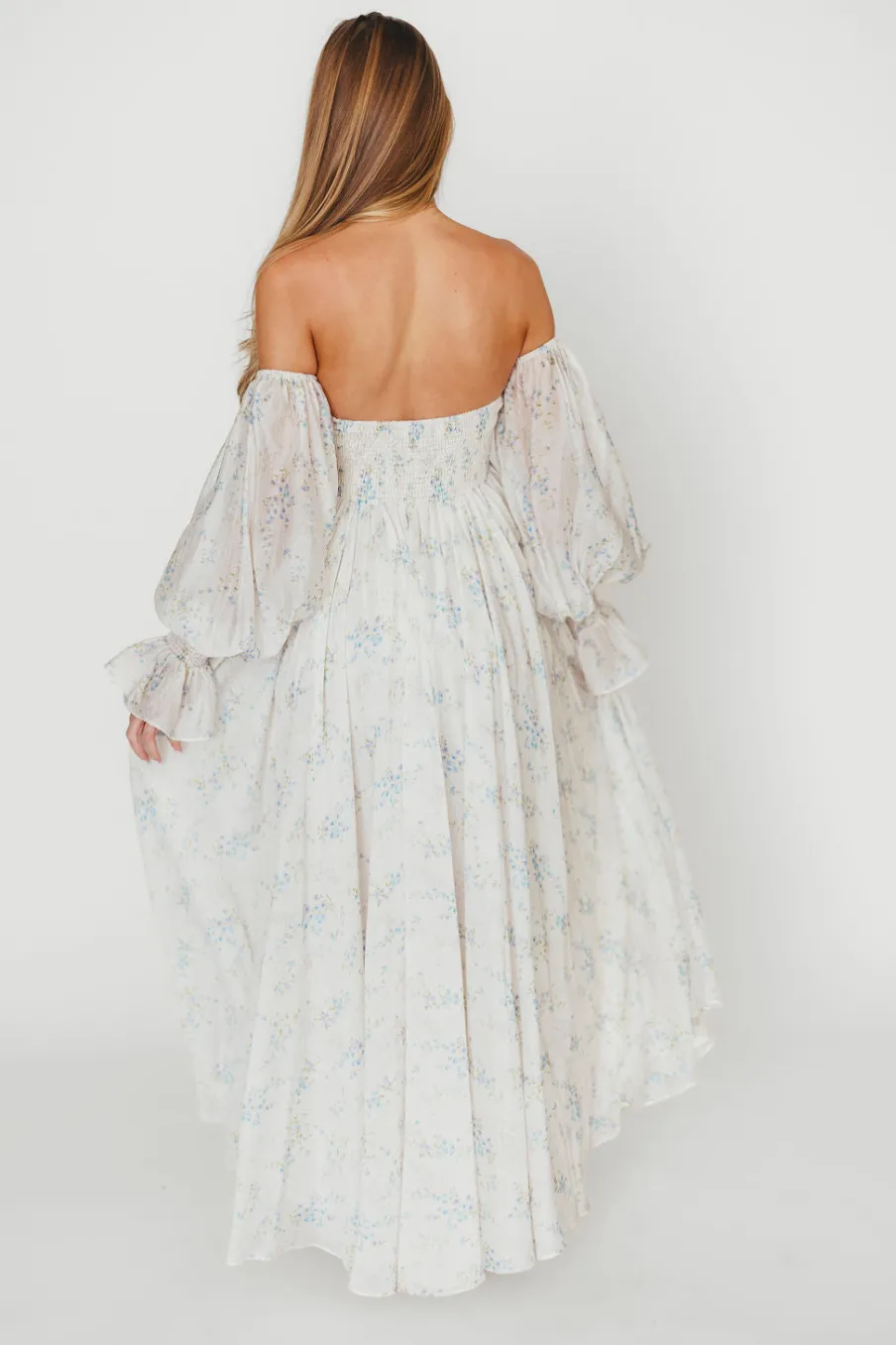 Sale Worth Collective Dear Skye Floral Dress in Blue