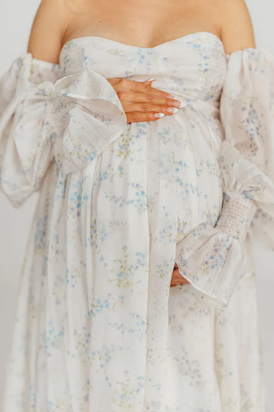 Sale Worth Collective Dear Skye Floral Dress in Blue