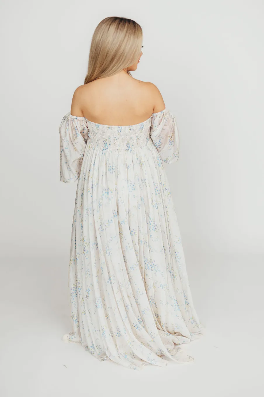 Sale Worth Collective Dear Skye Floral Dress in Blue