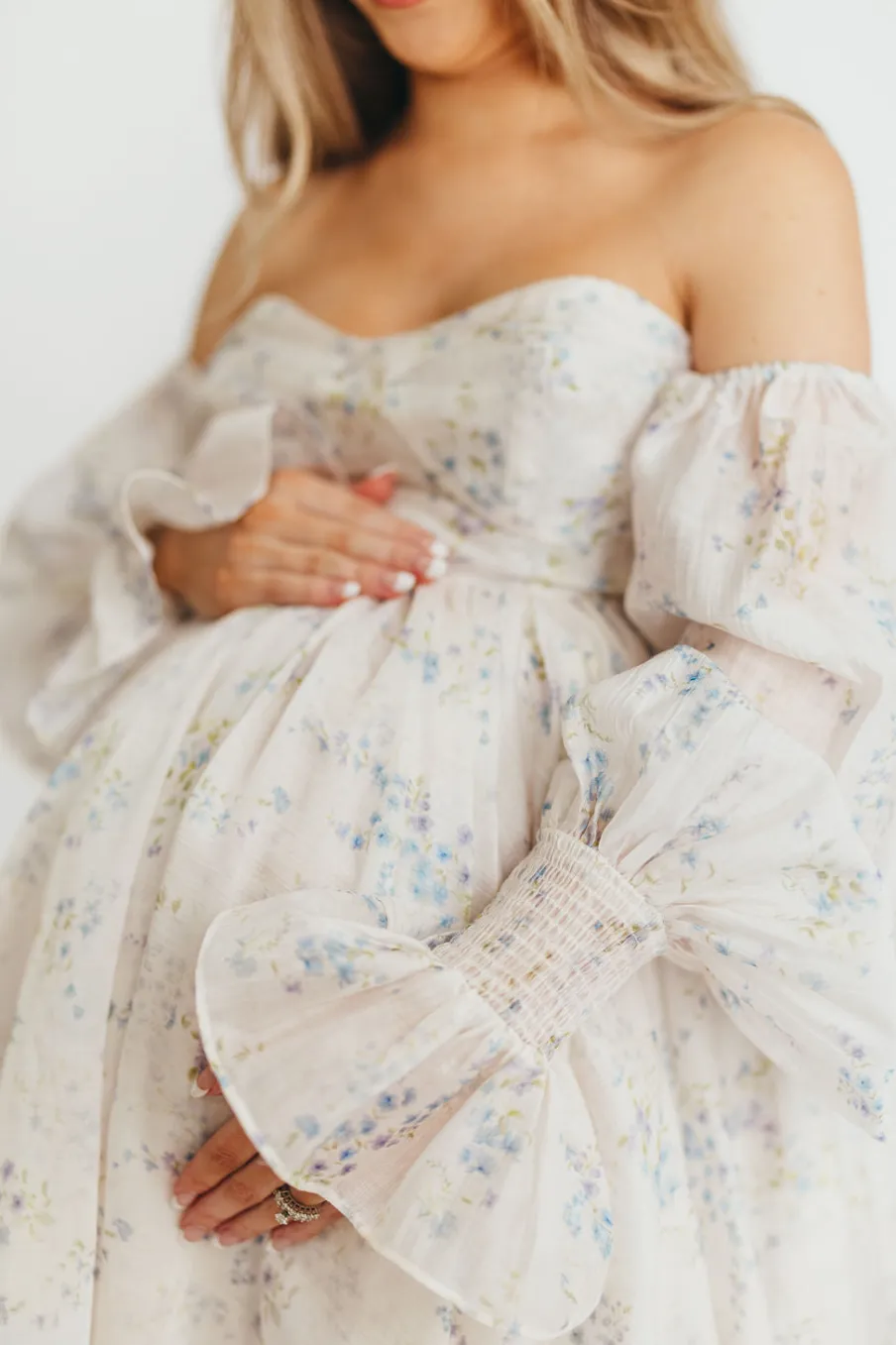 Sale Worth Collective Dear Skye Floral Dress in Blue