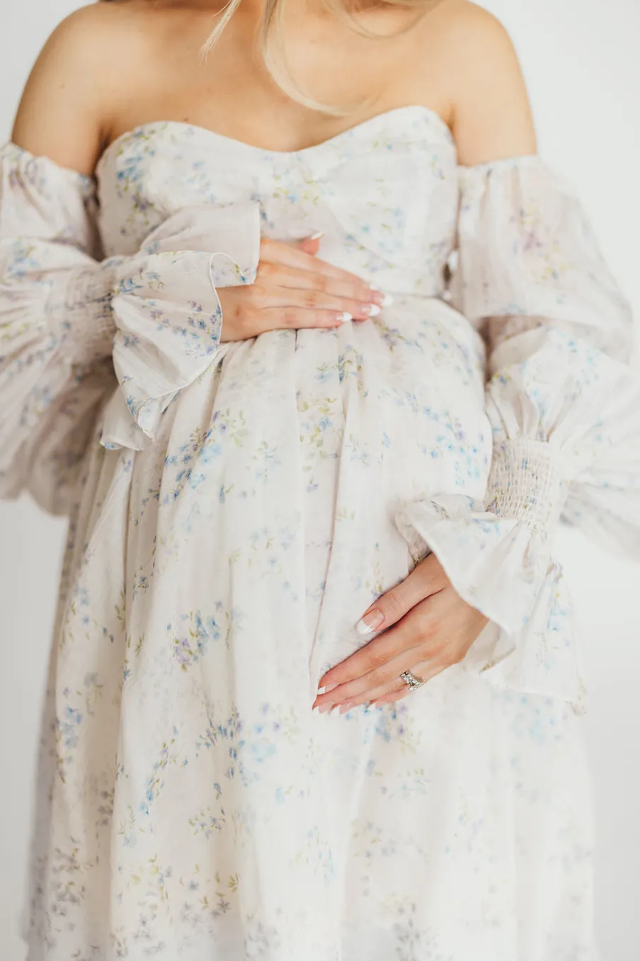 Sale Worth Collective Dear Skye Floral Dress in Blue