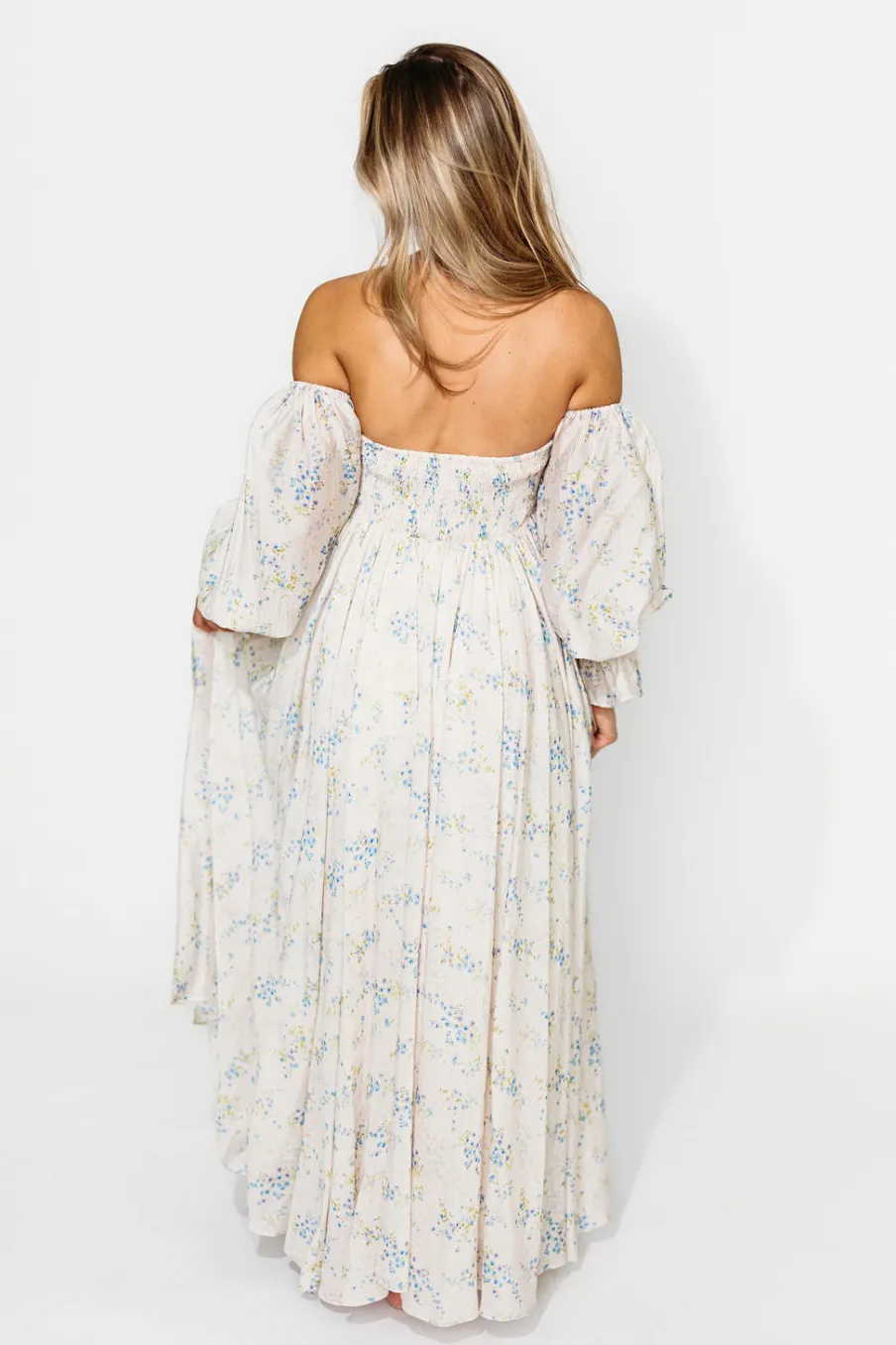 Sale Worth Collective Dear Skye Floral Dress in Blue
