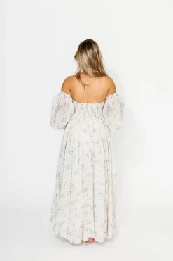 Sale Worth Collective Dear Skye Floral Dress in Blue