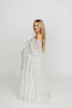 Sale Worth Collective Dear Skye Floral Dress in Blue
