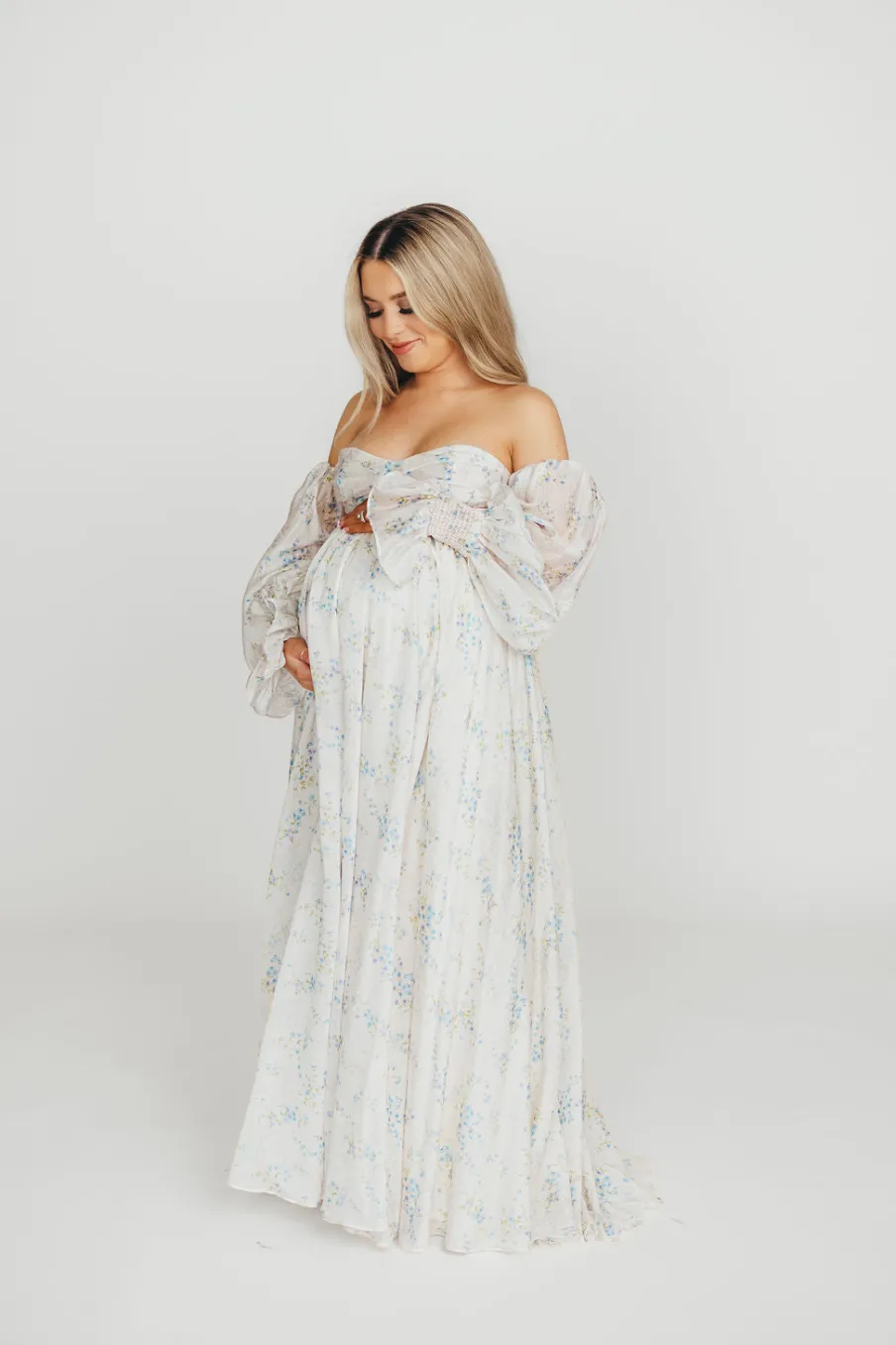 Sale Worth Collective Dear Skye Floral Dress in Blue