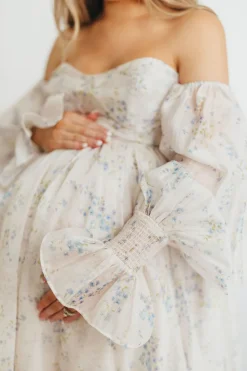 Sale Worth Collective Dear Skye Floral Dress in Blue