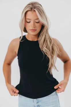 Fashion Worth Collective Eliana Tank in Black
