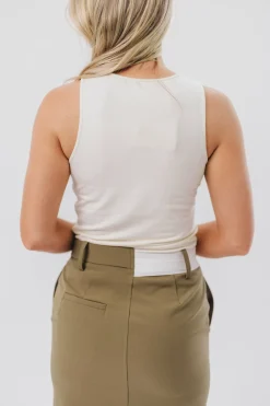 Sale Worth Collective Eliana Tank in Blanc