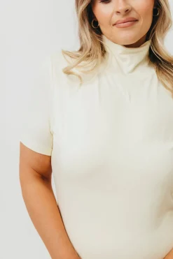 Online Worth Collective Ellis Maxi Dress in Ivory - Bump Friendly