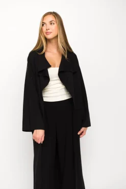 Sale Worth Collective Elsa Sweater Coat in Black