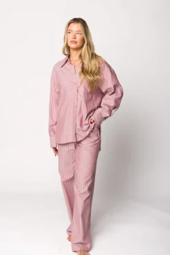 Clearance Worth Collective Ex-Boyfriend Pant in Nantucket Stripe