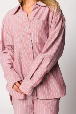 Best Worth Collective Ex-Boyfriend Shirt in Nantucket Stripe - Nursing Friendly