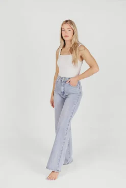 Outlet Worth Collective Finley Bodysuit with Chain Straps in Off-White